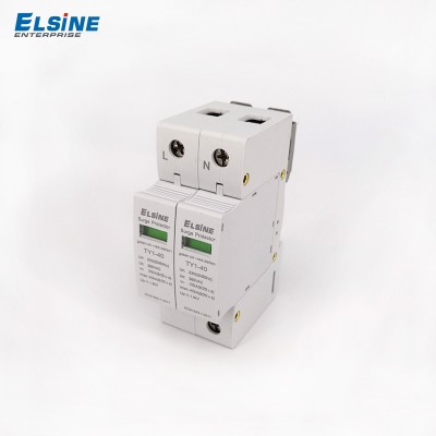 Whole Home Surge Protector Device TUV AC 2P 385/500VAC  SPD TY1-40