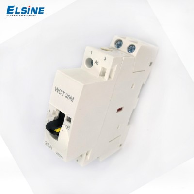 Manual style safe and reliable ac modular contactor WCT-25A 2P