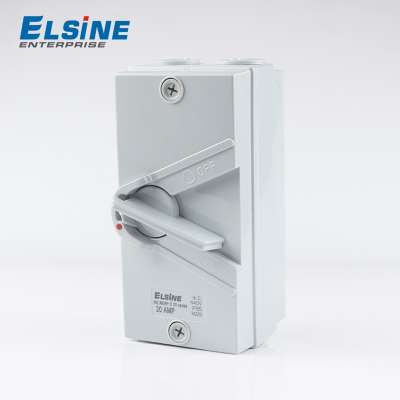 Elsine UKF Series 1Pole 63A IP66 waterproof enclosed isolator switch