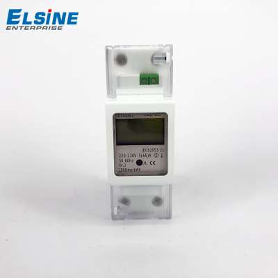 5(65)A 220/230V 50/60HZ voltage current DDS238-2 single phase Din rail KWH Watt hour energy meter with RS485 MODBUS-RUT