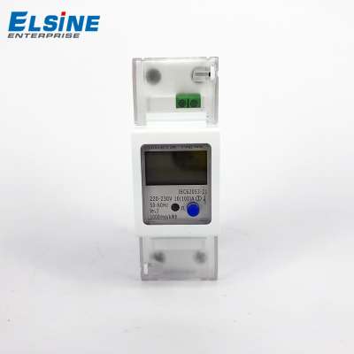 5(65)A 220/230V 50/60HZ voltage current DDS238-2 SW single phase Din rail KWH Watt hour energy meter with RS485 MODBUS-RUT