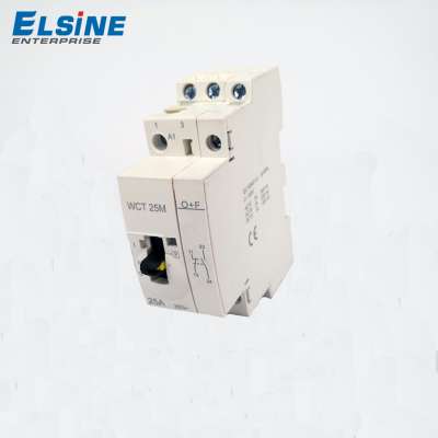 Manual style safe and reliable ac modular contactor WCT-25A 2P